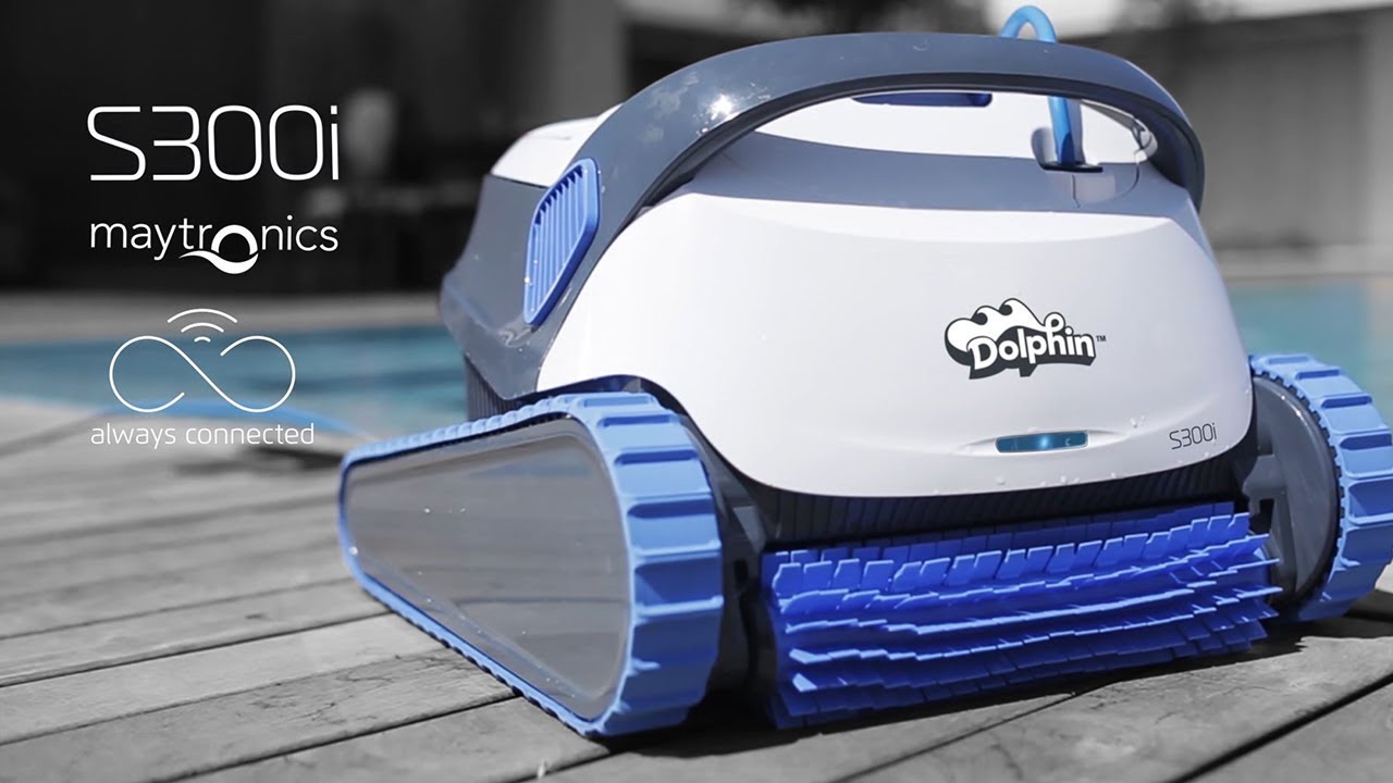 Dolphin S 300 & Dolphin S 300i (Wi-Fi® Connected) Robotic Pool Cleaners by Maytronics